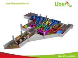 2014 New Design Used Indoor Children Trampoline Center